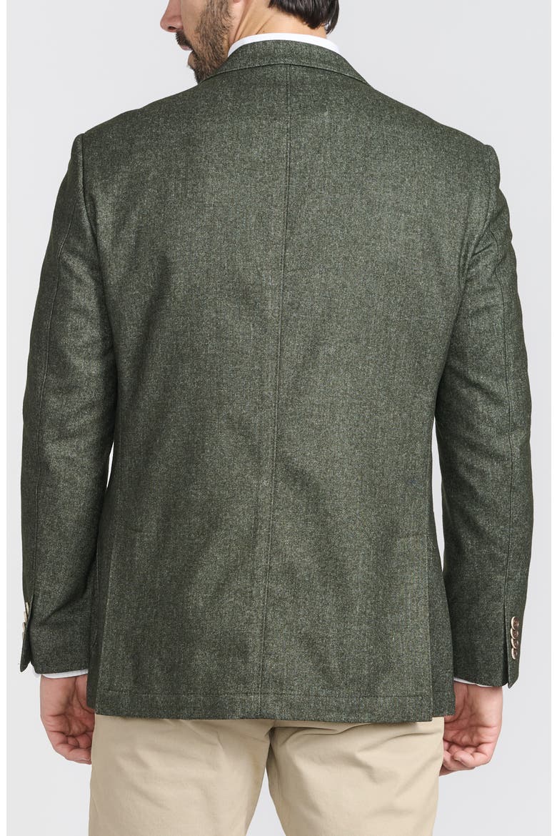 Wool Blend Sport Coat, Alternate, color, MOSS GREEN