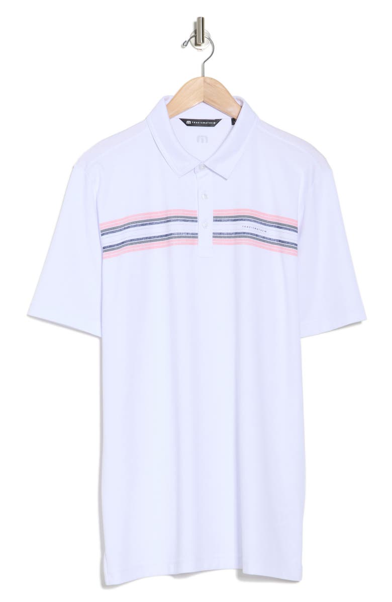 TravisMathew Beach Way Stripe Polo, Alternate, color,
