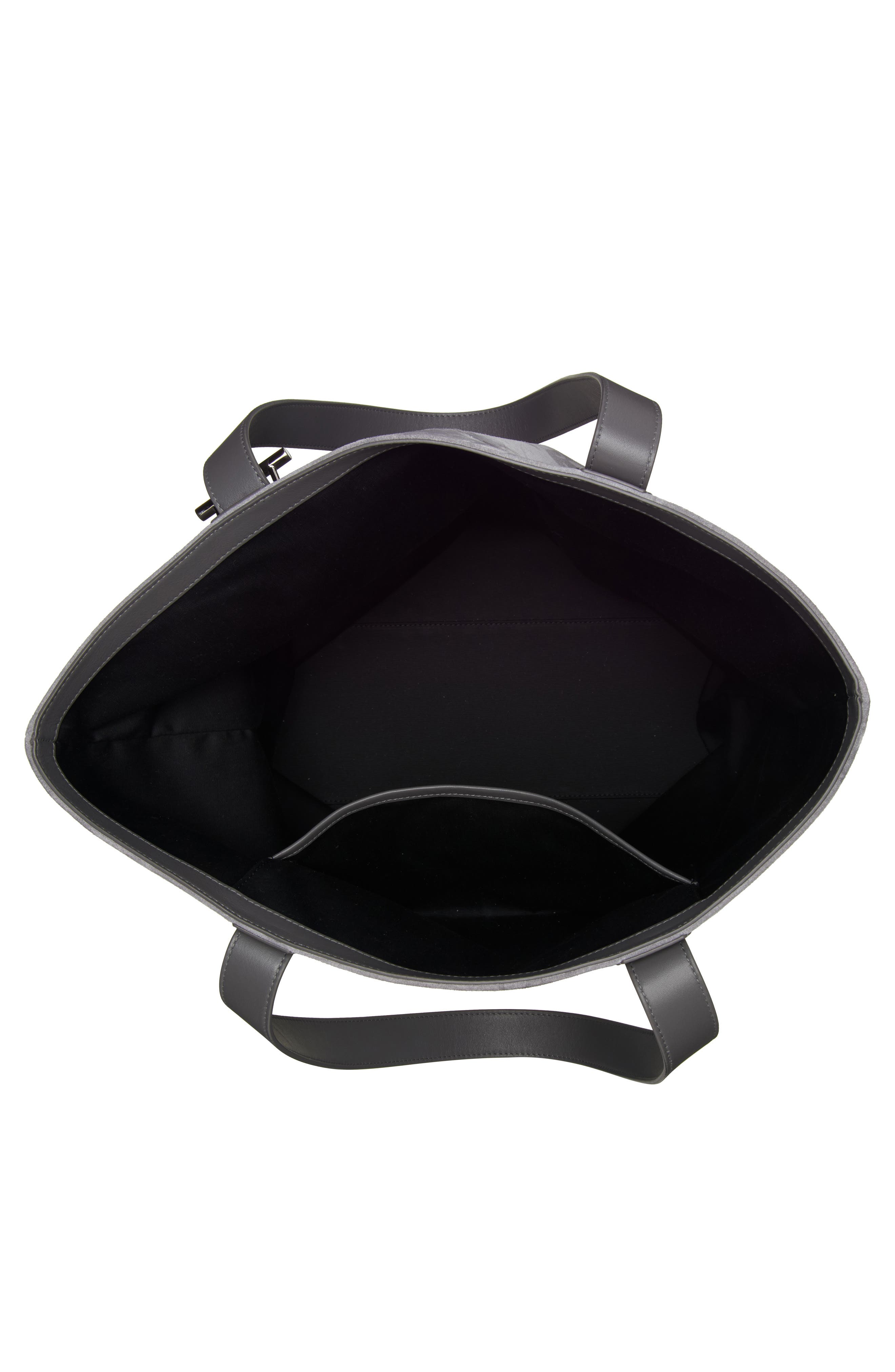 McQueen T-Bar Shopper, Alternate, color, Grey/ Dark Grey/ Silver