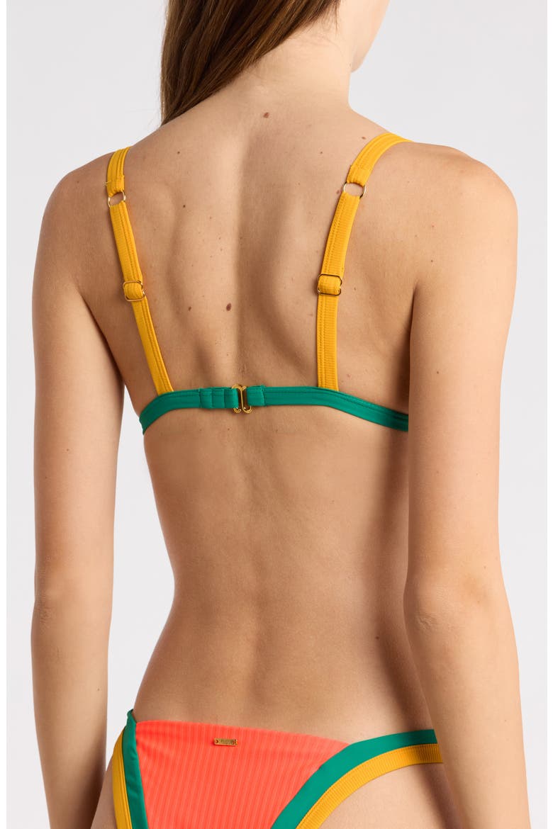 Rewind Bikini Top, Alternate, color, BRIGHT RED