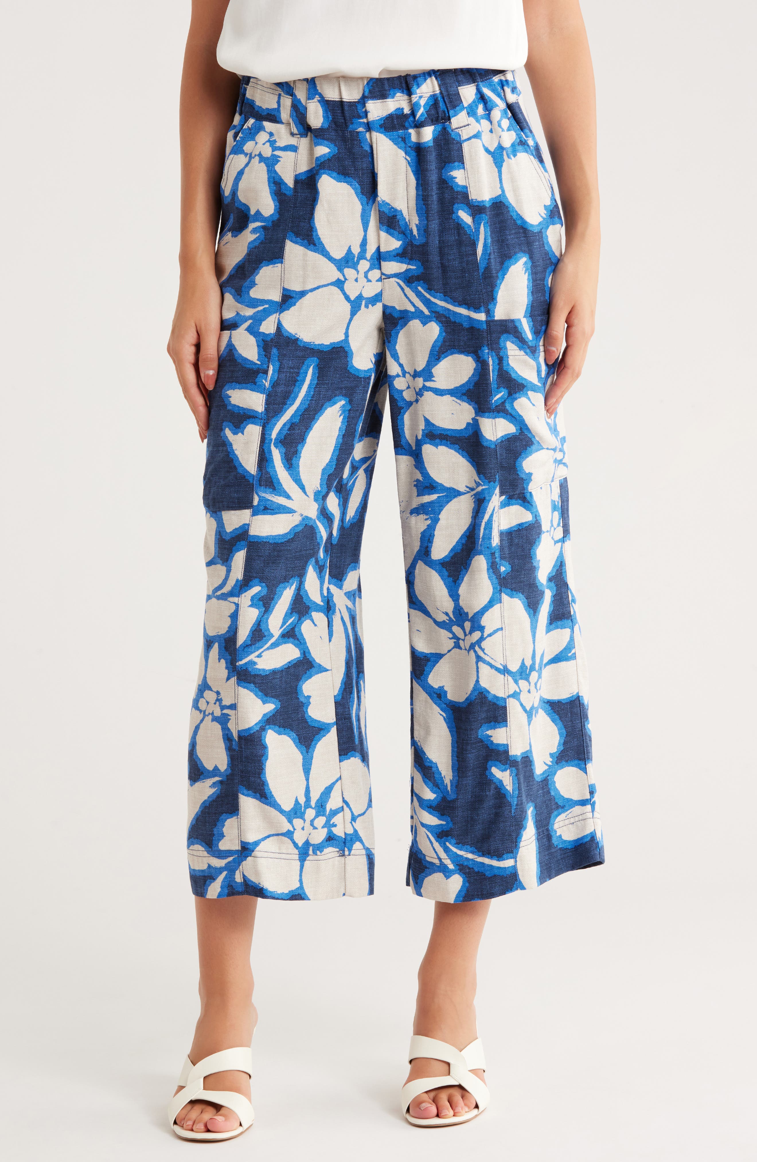 Democracy Crop Wide Leg Pants
