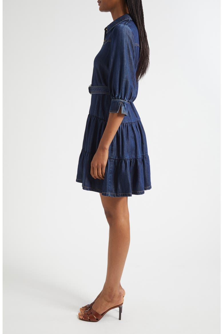 Ophelia Denim Shirtdress, Alternate, color, MER