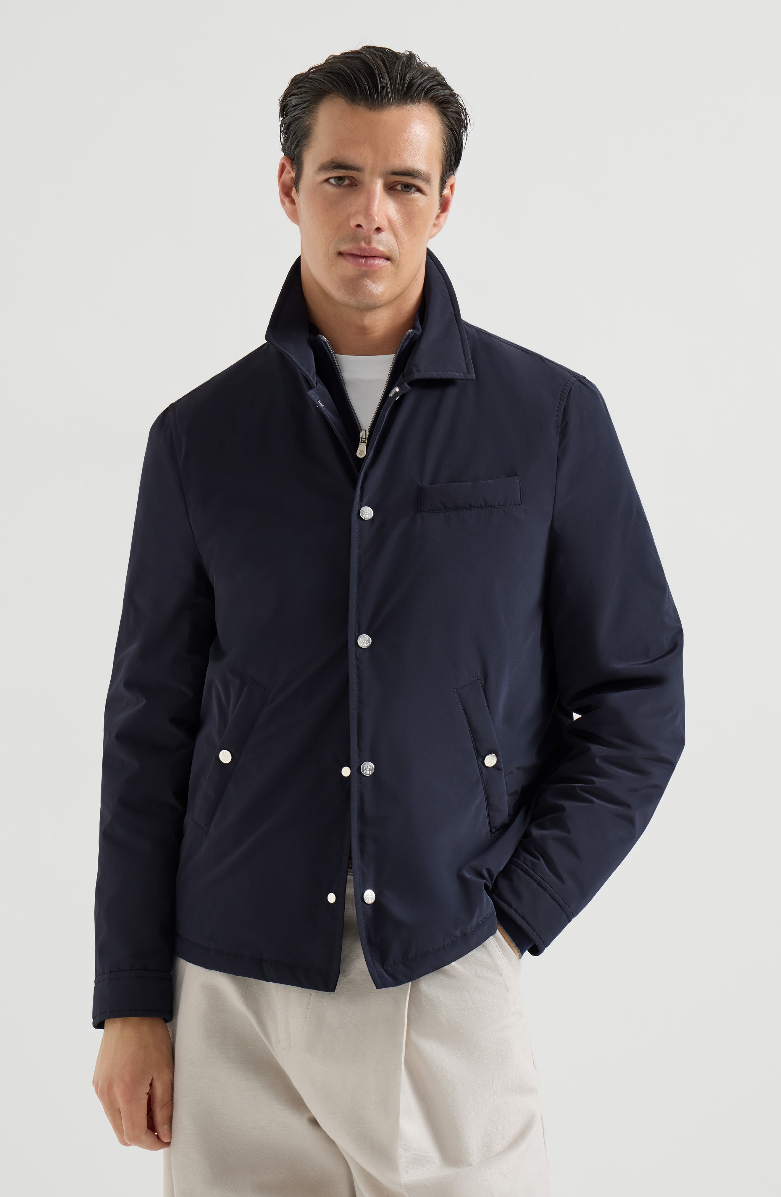 Shirt-style outerwear jacket - image 2