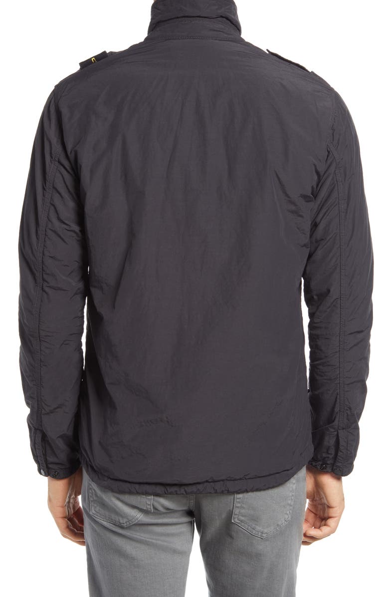 Stone Island Garment Dyed Crinkle Reps Nylon Shirt Jacket, Alternate, color, 