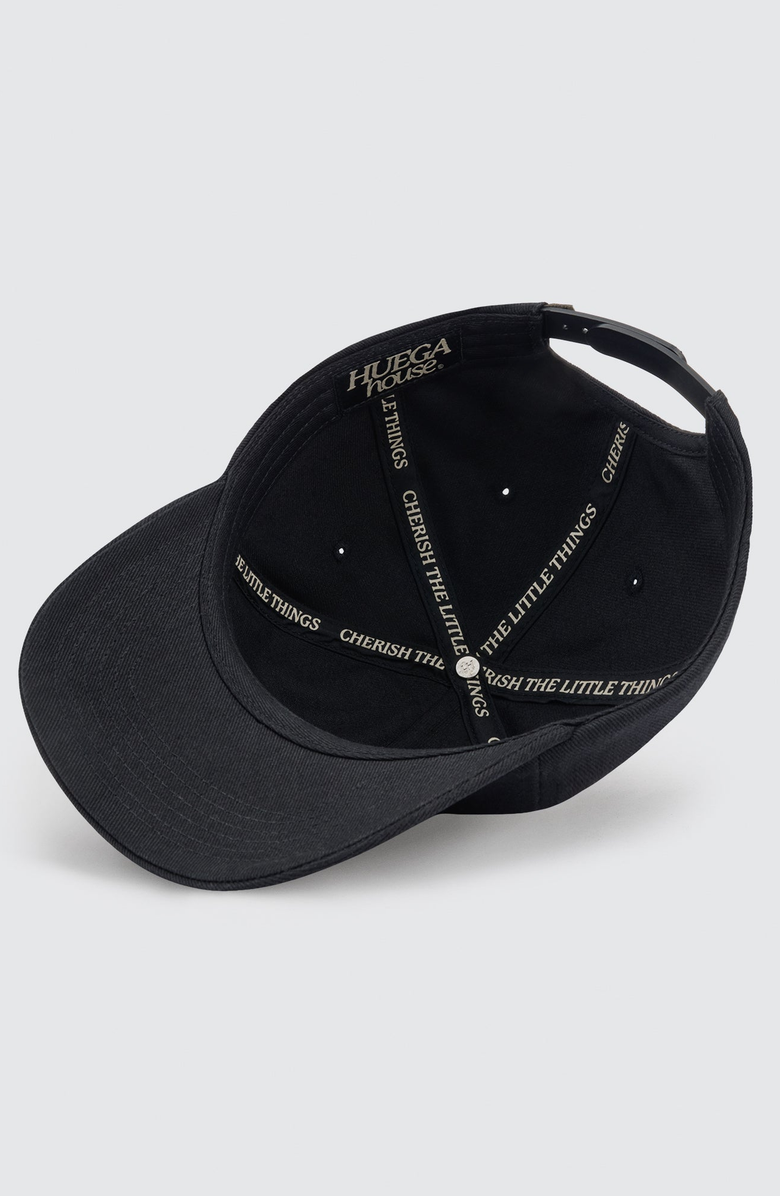 Huega House Icon Canvas Hat, Alternate, color, Black