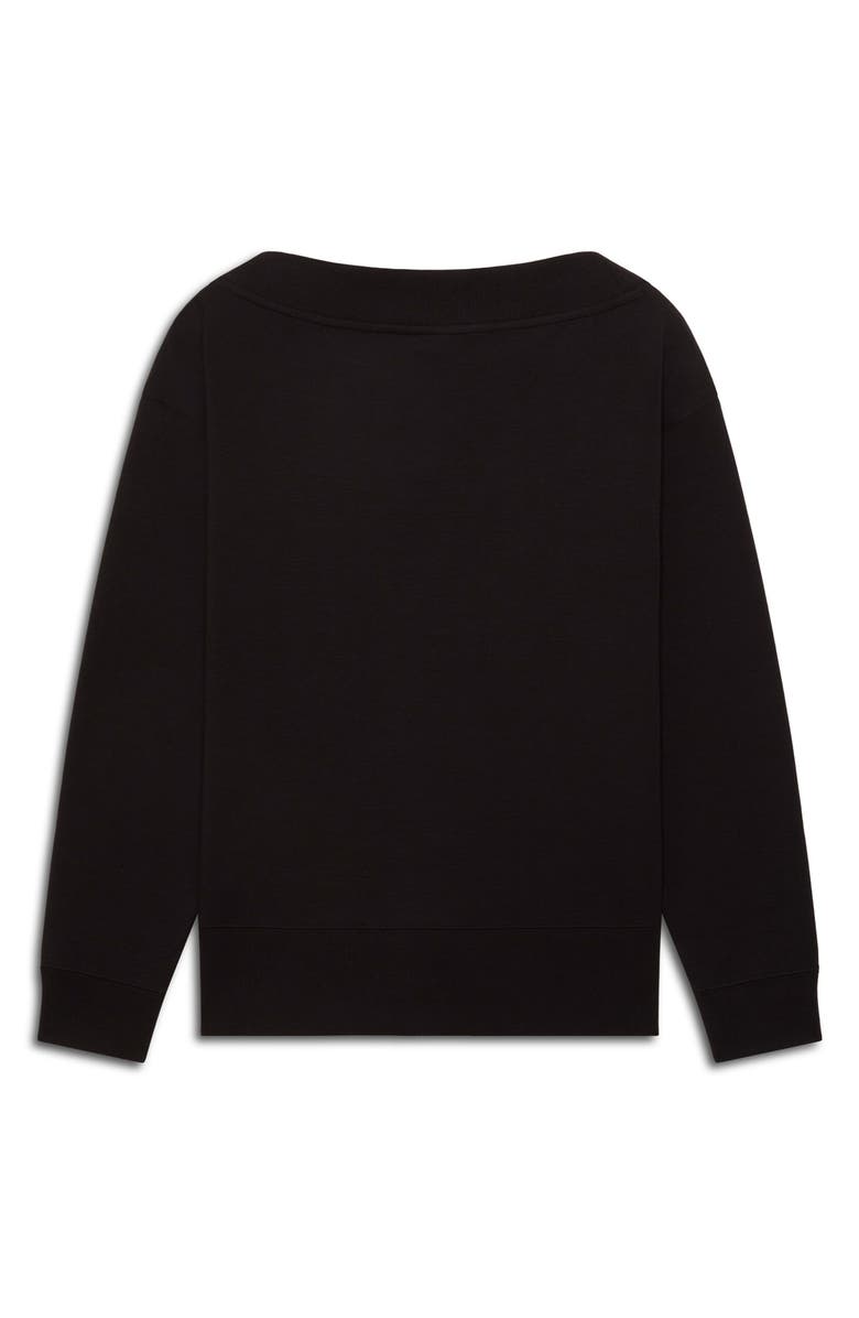 PUMA Essential V-Neck Sweatshirt, Alternate, color, Puma Black