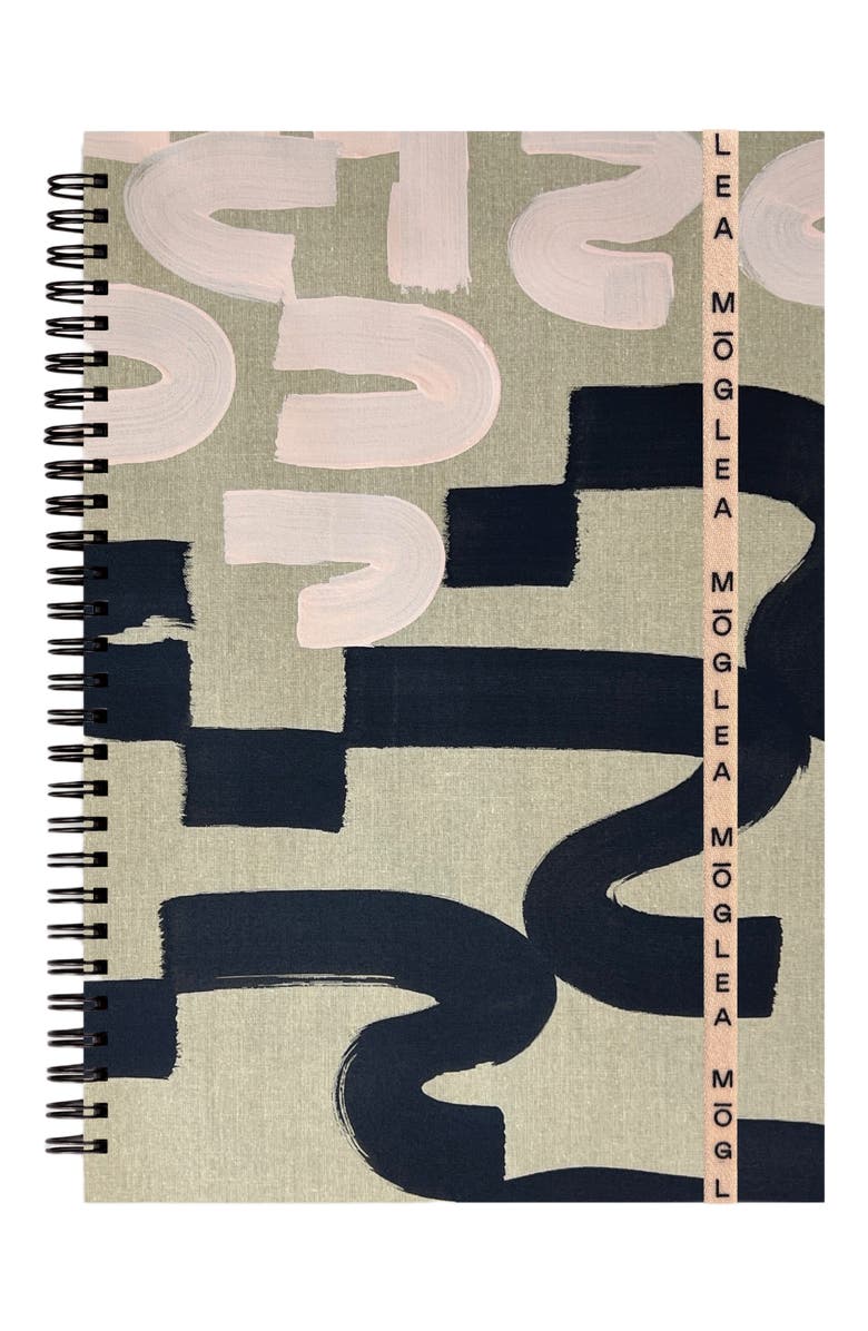 Moglea Black & Tan Composition B5 Notebook, Main, color, 