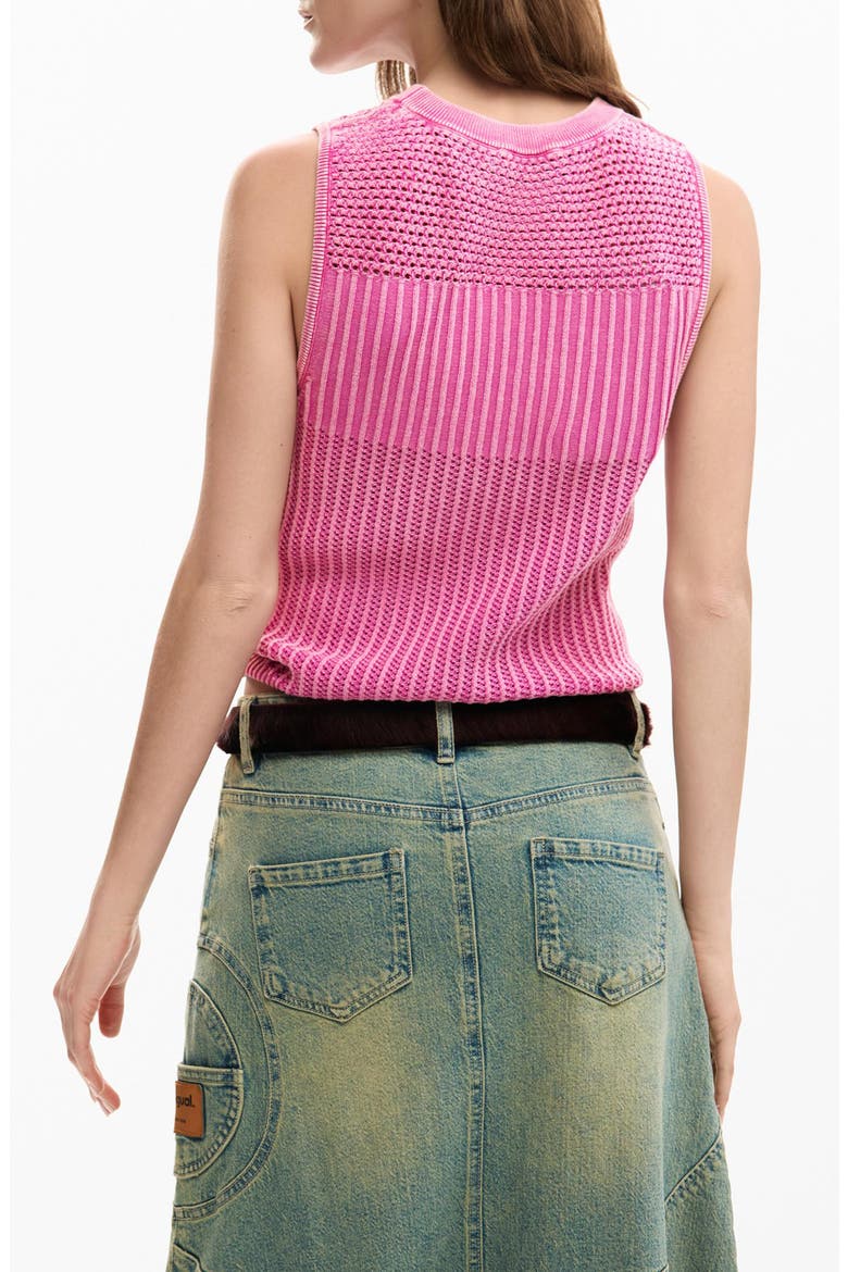 Sleeveless Sweater, Alternate, color, PINK