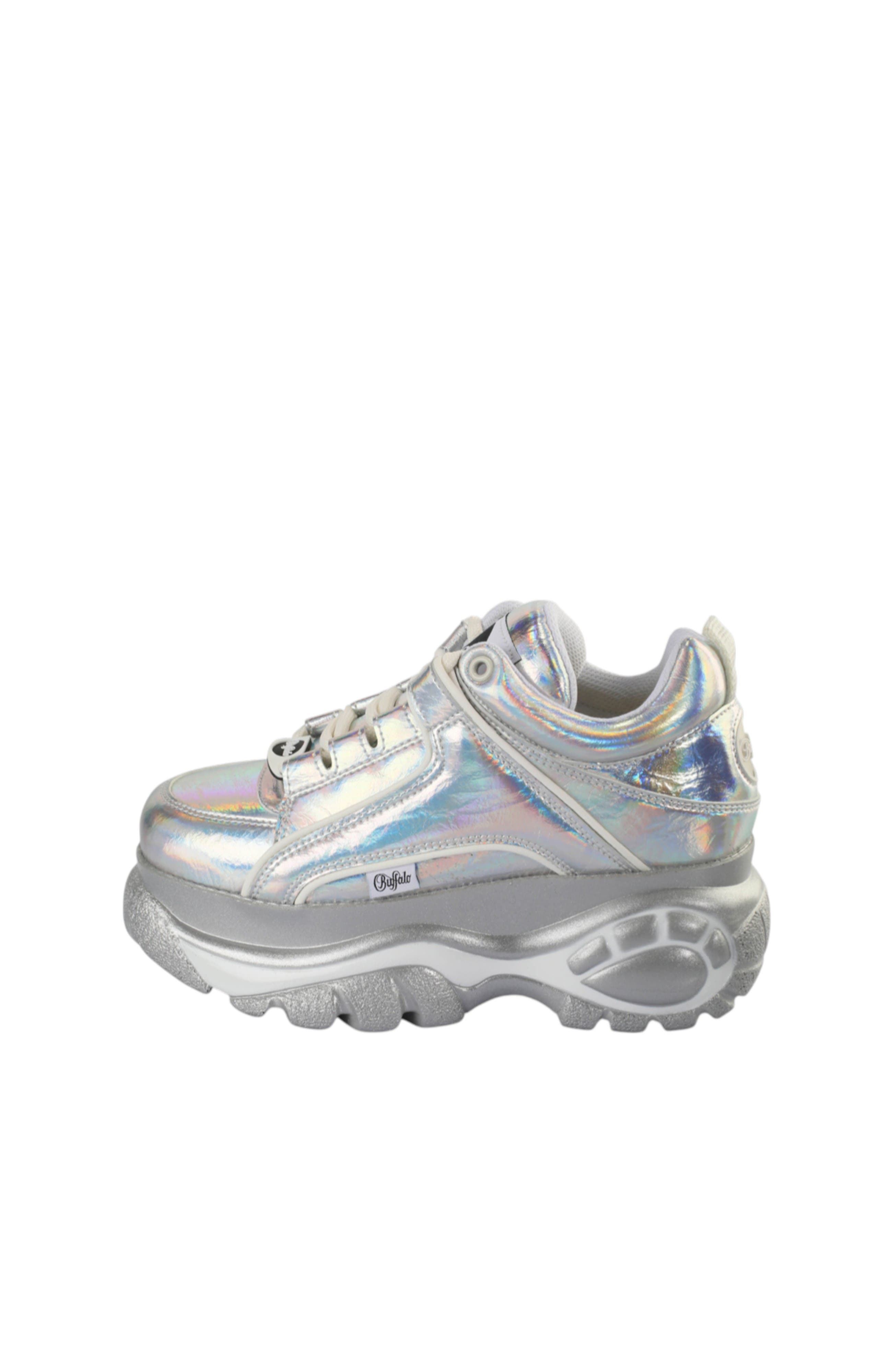 Buffalo Boots Classic Low Sneaker, Main, color, Silver Holo