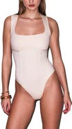 Fleur Du Mal Organic Cotton Scoop Neck Bodysuit