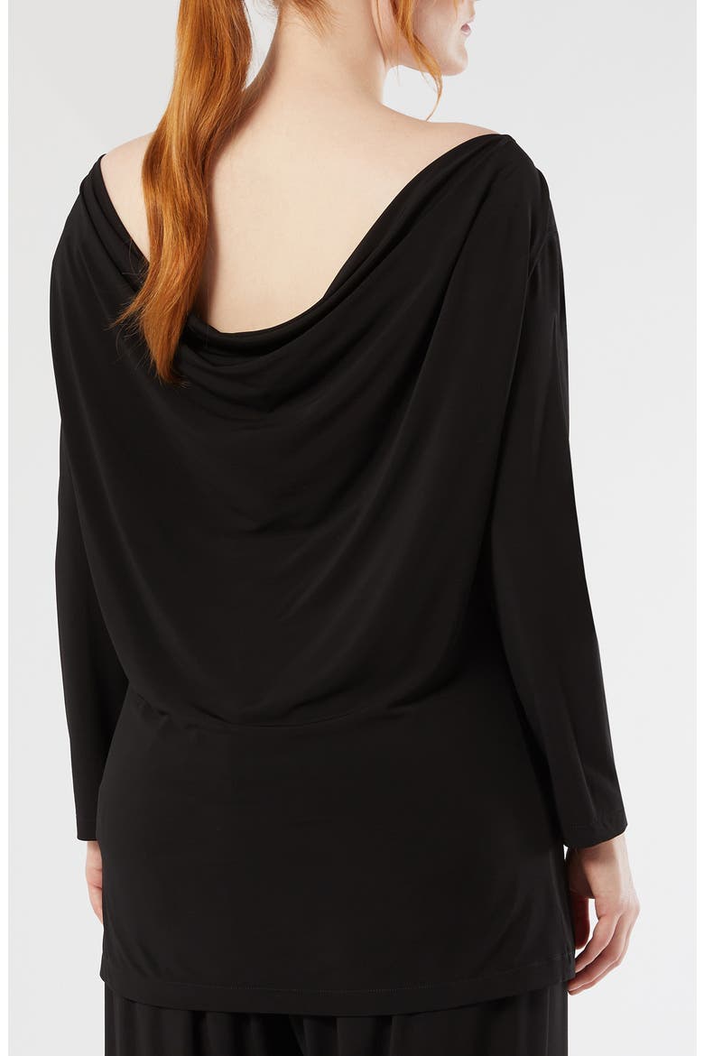 Npavidi Crepe Jersey T-Shirt, Alternate, color, BLACK
