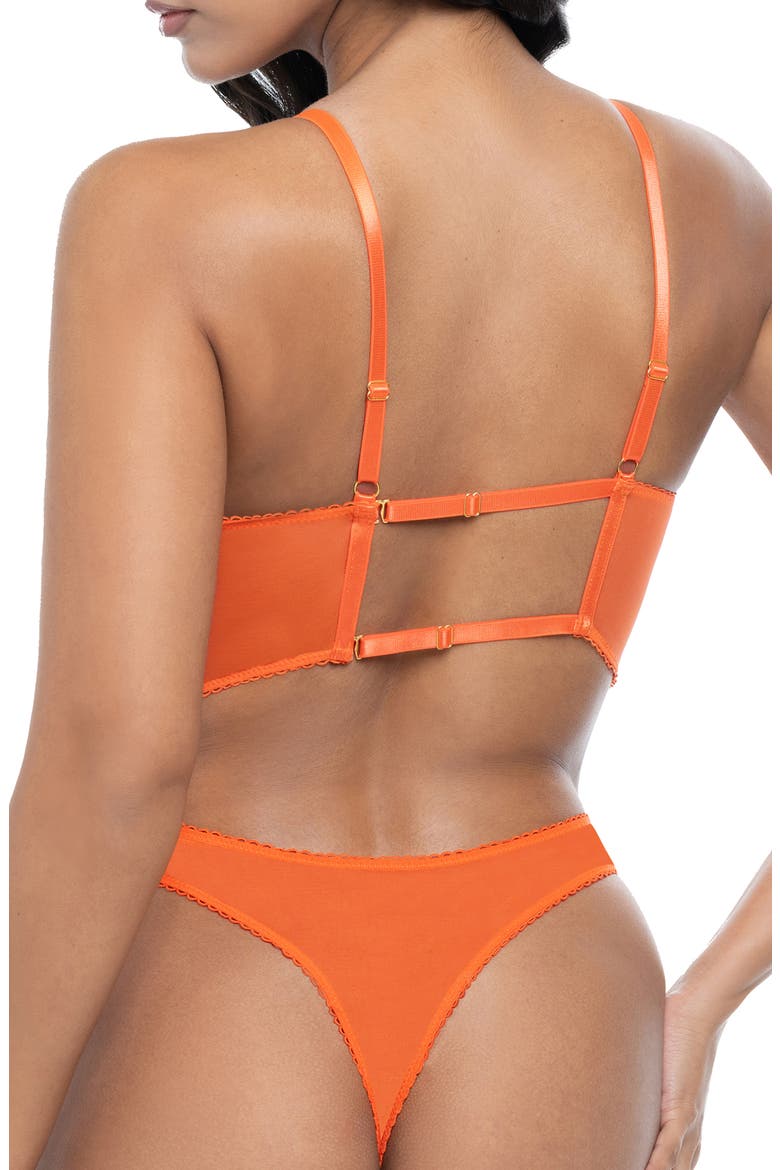 Amina Bralette & Thong Set, Alternate, color, DRAGON FIRE