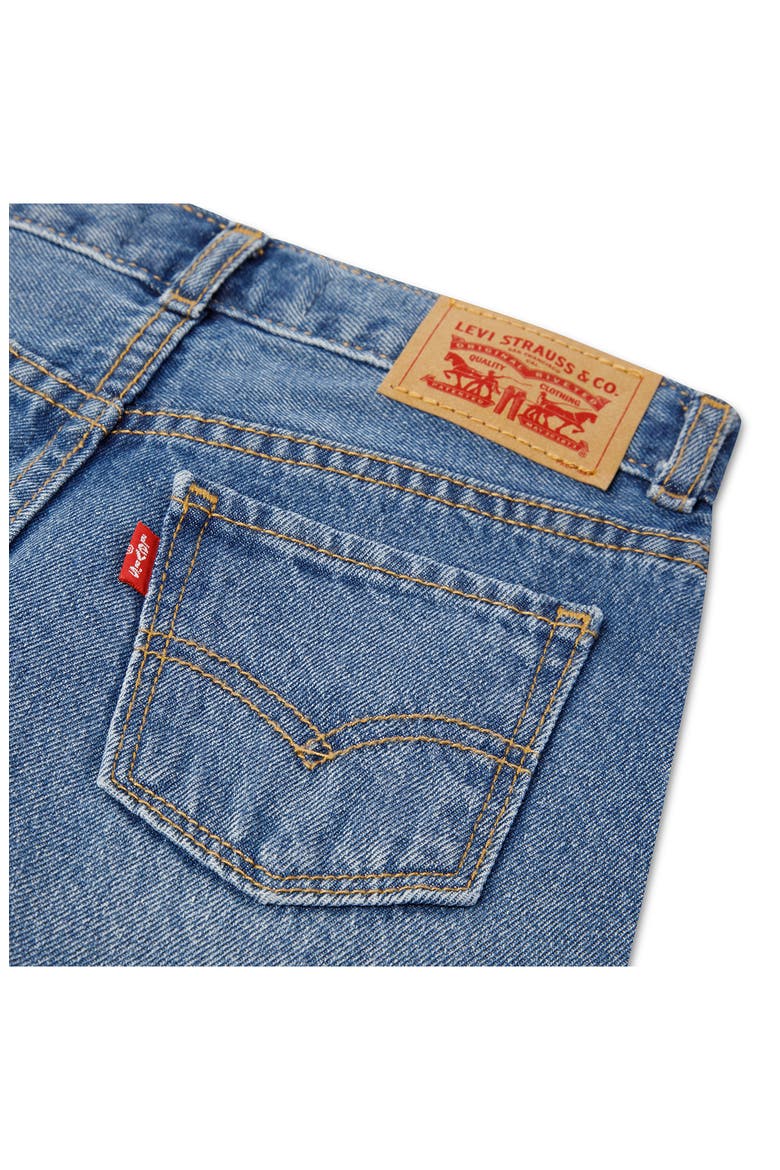 Kids' Embroidered High Waist Baggy Wide Leg Jeans, Alternate, color, TIDE ME OVER