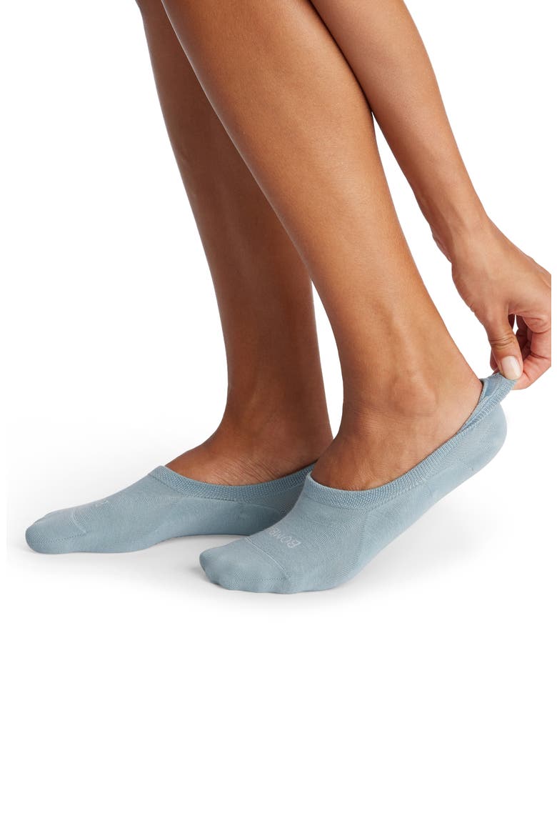 Lightweight No-Show Socks, Alternate, color, FOG HARBOR