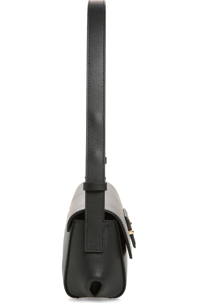 rag & bone Realm East/West Flap Bag, Alternate, color, Black