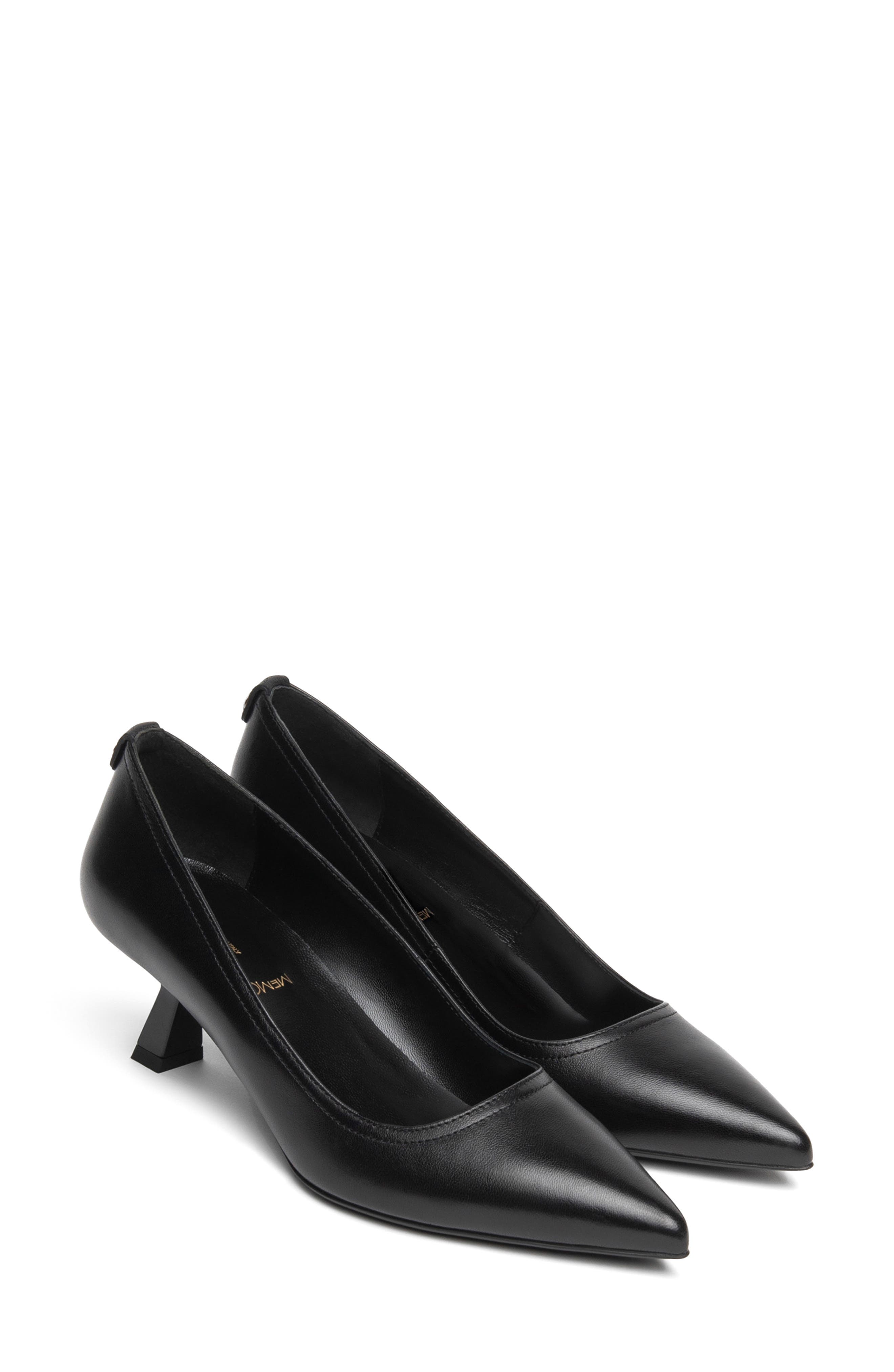 Pointed Toe Pump, Main, color, BLACK