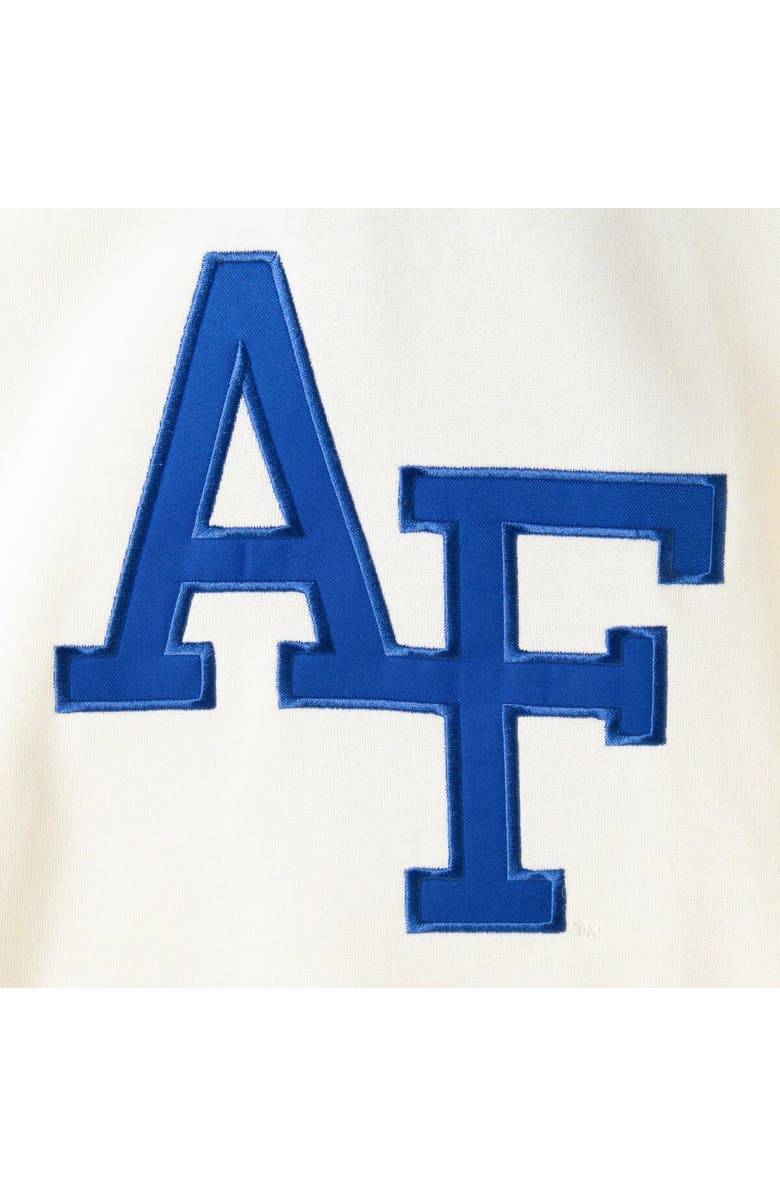 COLOSSEUM Men's Colosseum Cream Air Force Falcons 2.0 Lace-Up Pullover Hoodie, Alternate, color, Cream