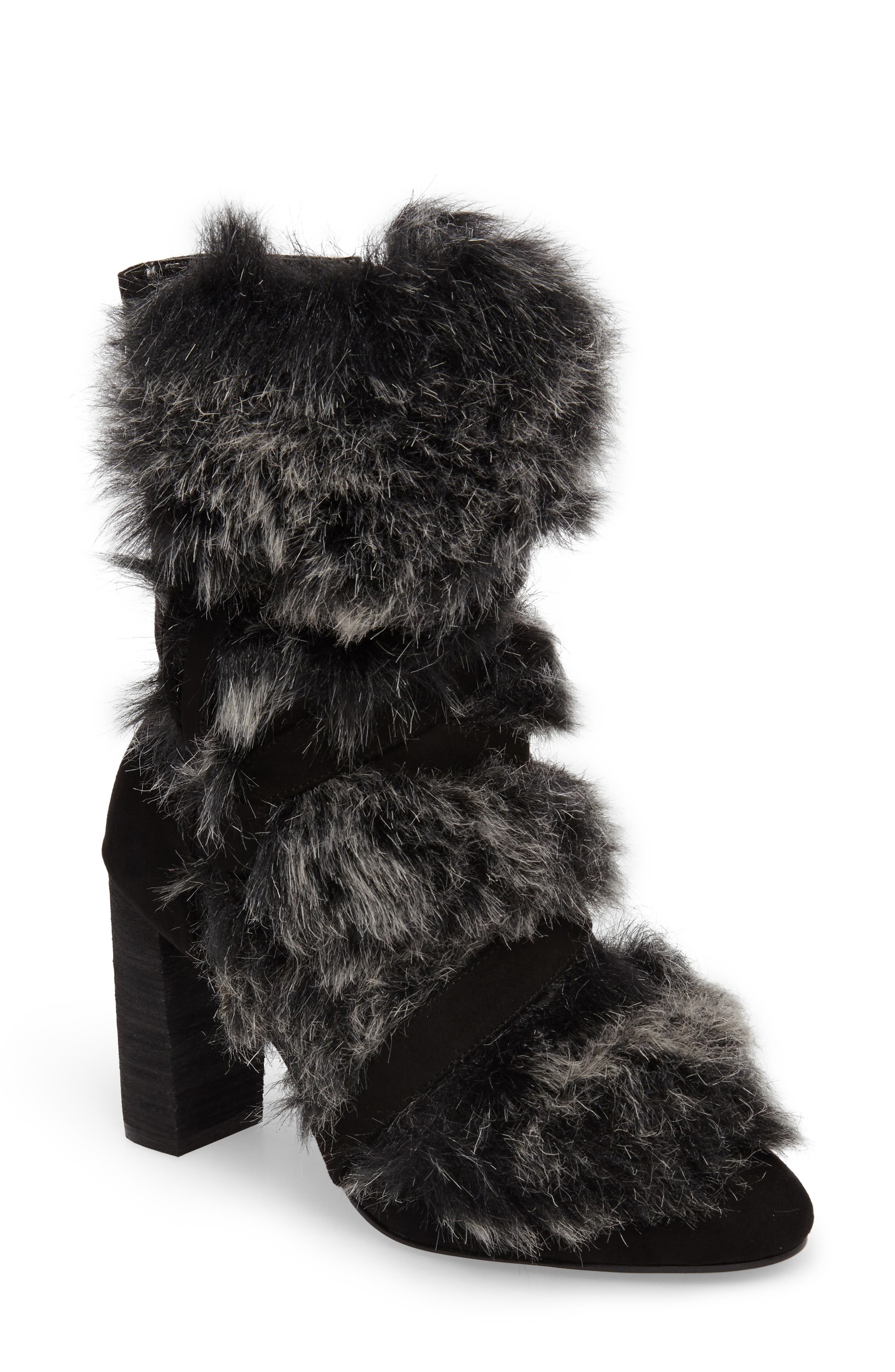 Charles by Charles David Alberta Faux Fur Boot, Main, color, 