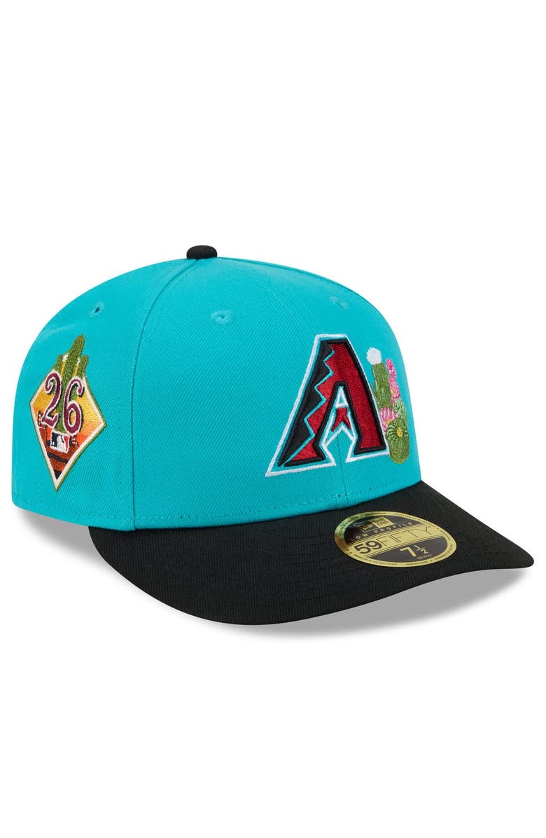 New Era Men's New Era Aqua/Black Arizona Diamondbacks 2026 Spring Training Low Profile 59FIFTY Fitted Hat, Main, color, Aqua