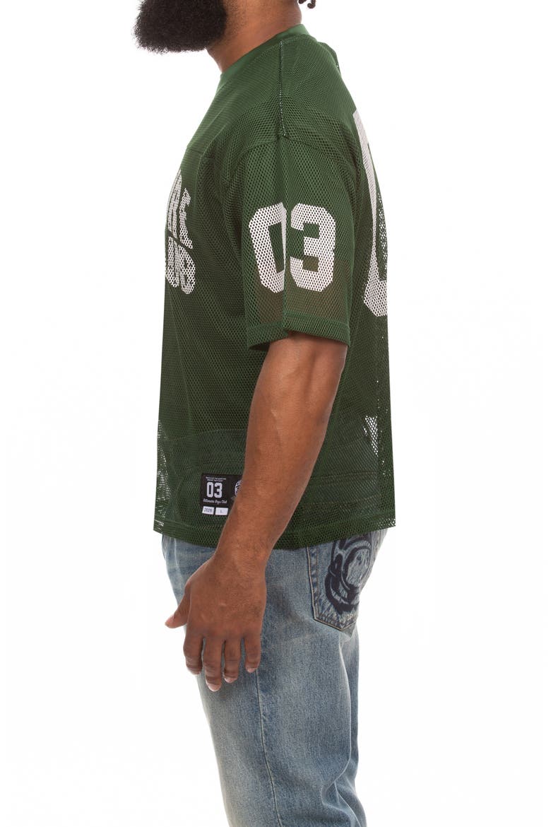 Varsity Mesh Graphic T-Shirt, Alternate, color, GREENER PASTURES