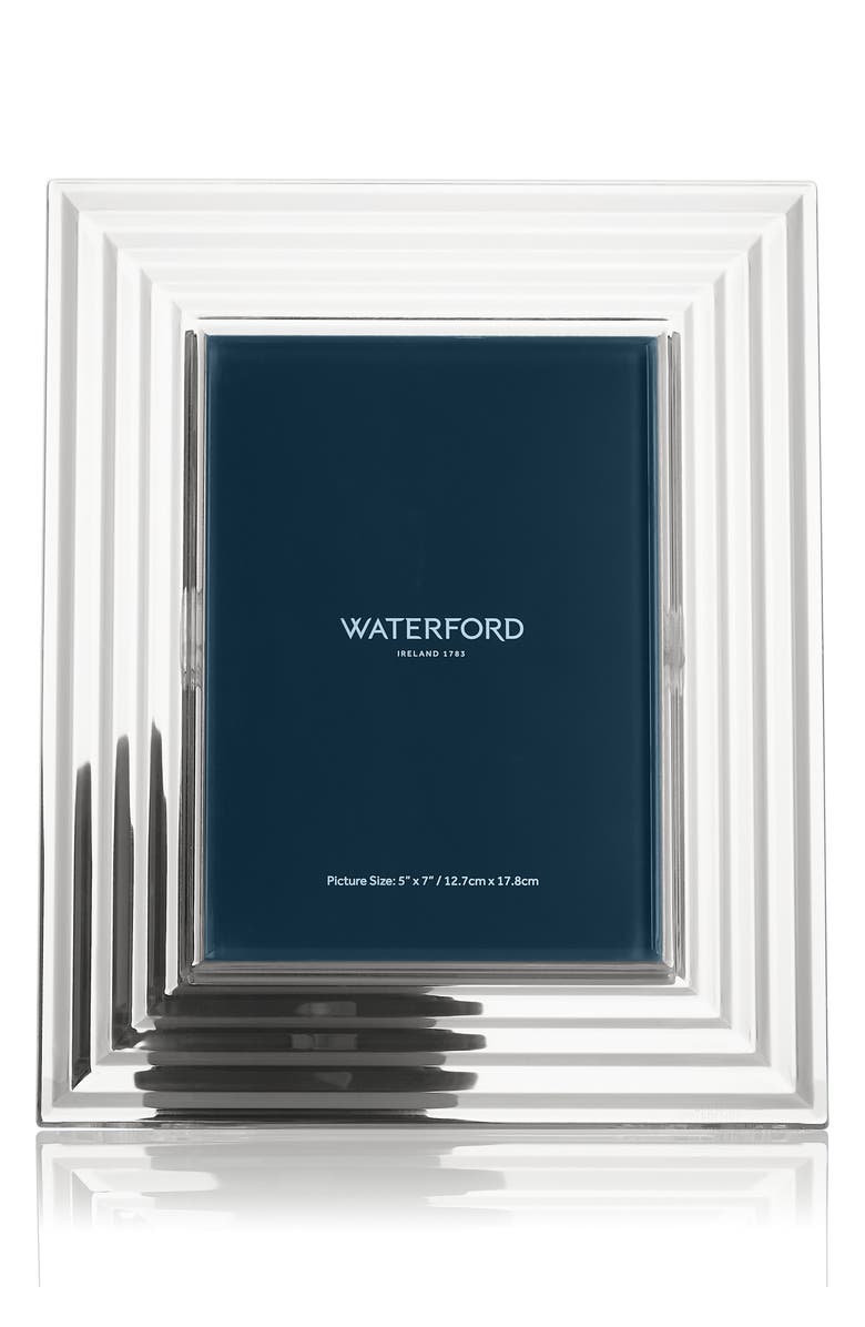 Waterford Circon Crystal 5 x 7-Inch Picture Frame, Main, color, 