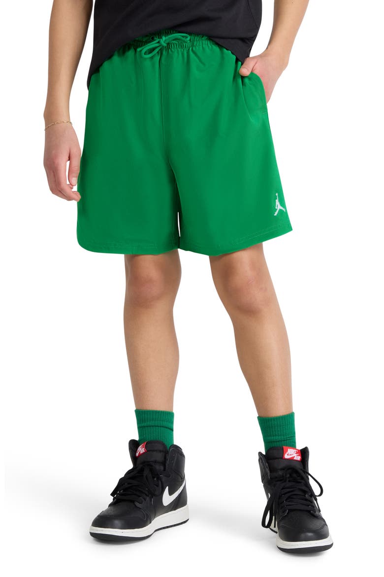 Kids' Jumpman Brooklyn Shorts, Alternate, color, LUCKY GREEN