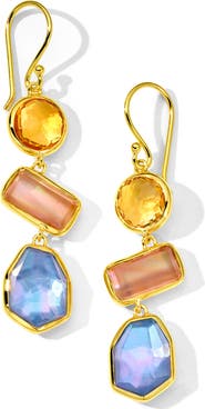 Ippolita Rock Candy Triple Stone Drop Earrings