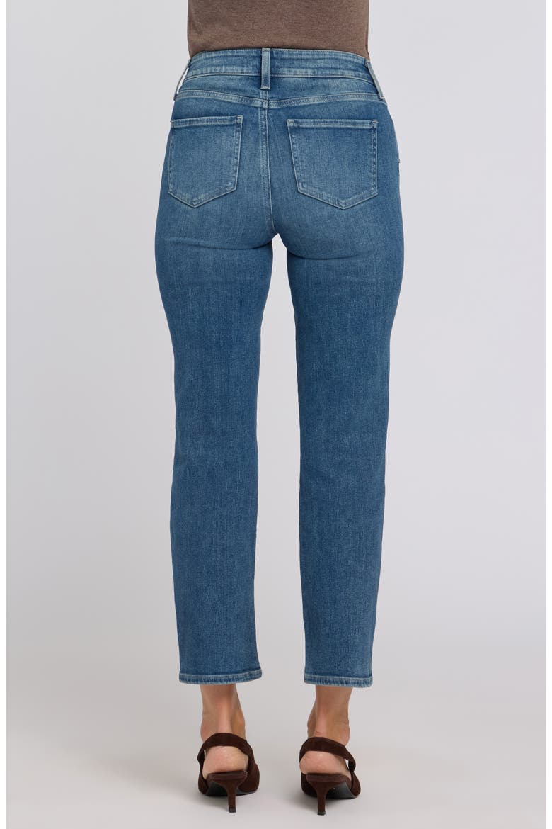 Marilyn High Waist Ankle Straight Leg Jeans, Alternate, color, BREEZY PALMS