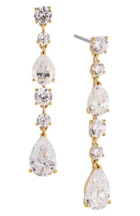 Halle Linear Drop Earrings