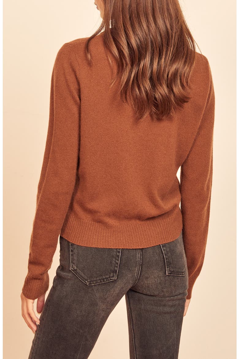 Cashmere Sweater, Alternate, color, CINNAMON/ CINNAMON