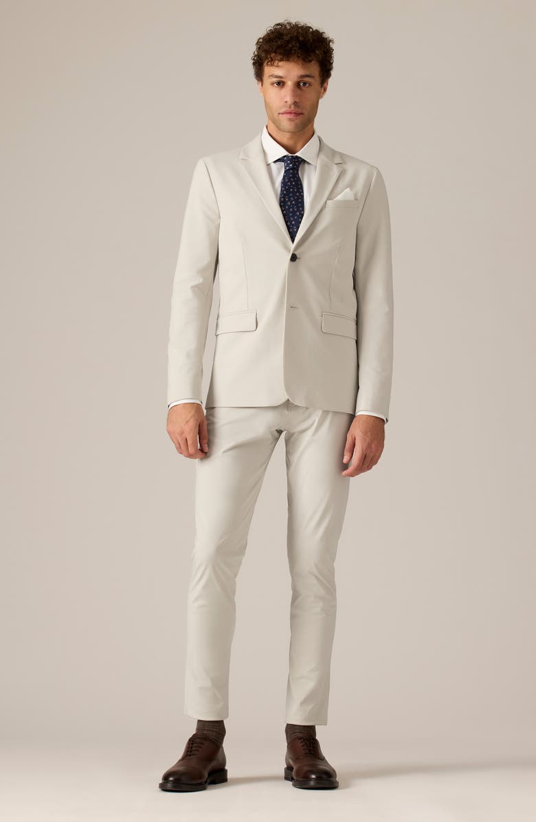 Rhone Commuter Slim Fit Blazer, Alternate, color, Stone