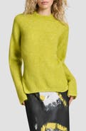 DKNY Funnel Neck Wool & Mohair Sweater