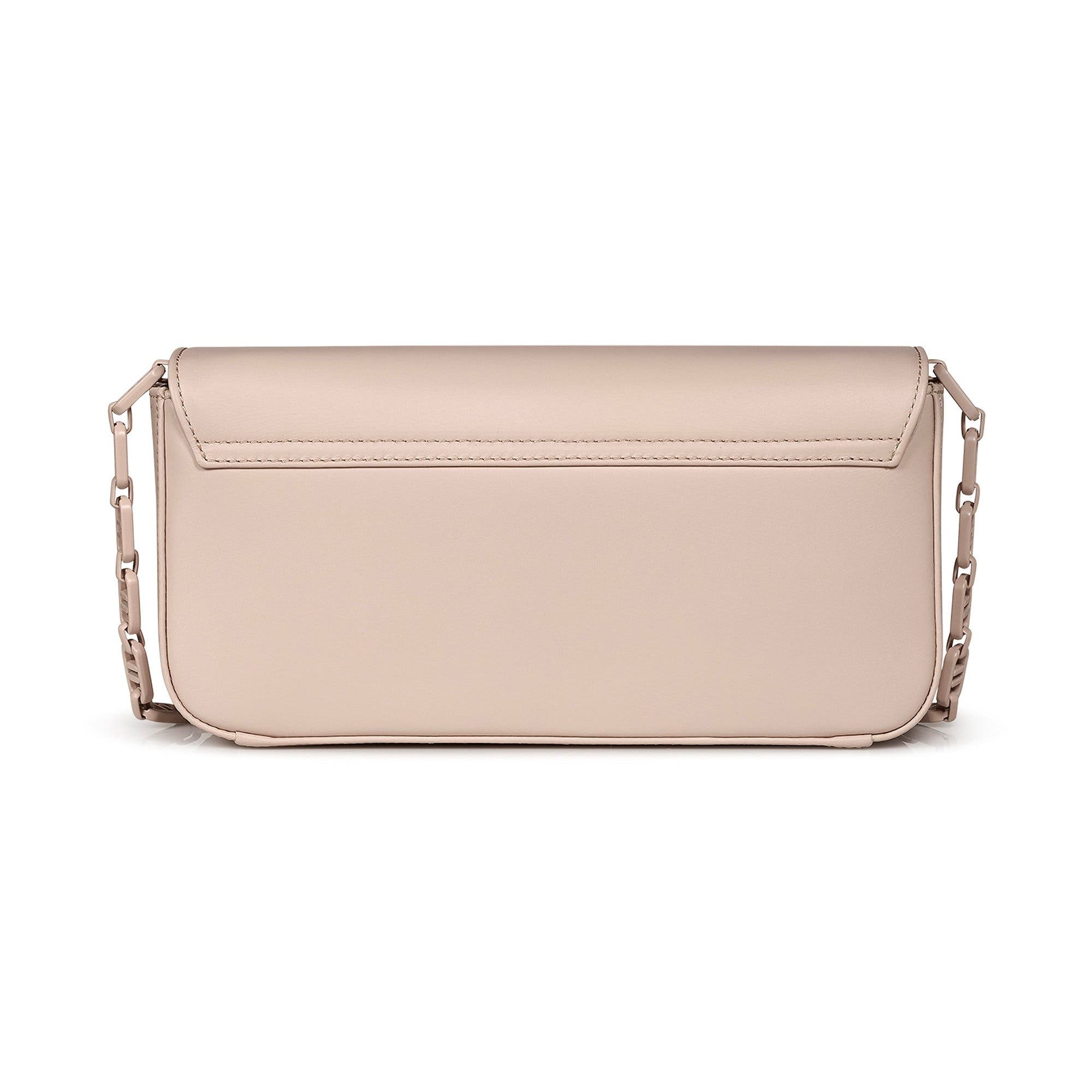 Michele Monochrome Crossbody Clutch, Alternate, color, Beige