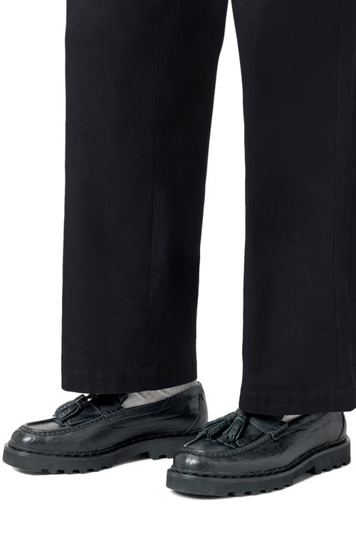 Allsaints Skiff Tassel Loafer In Animal Print