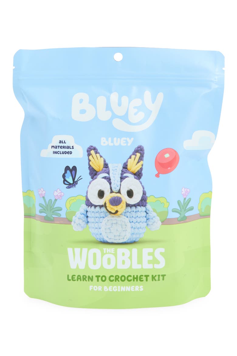 x Bluey Crochet Kit, Main, color, BLUE