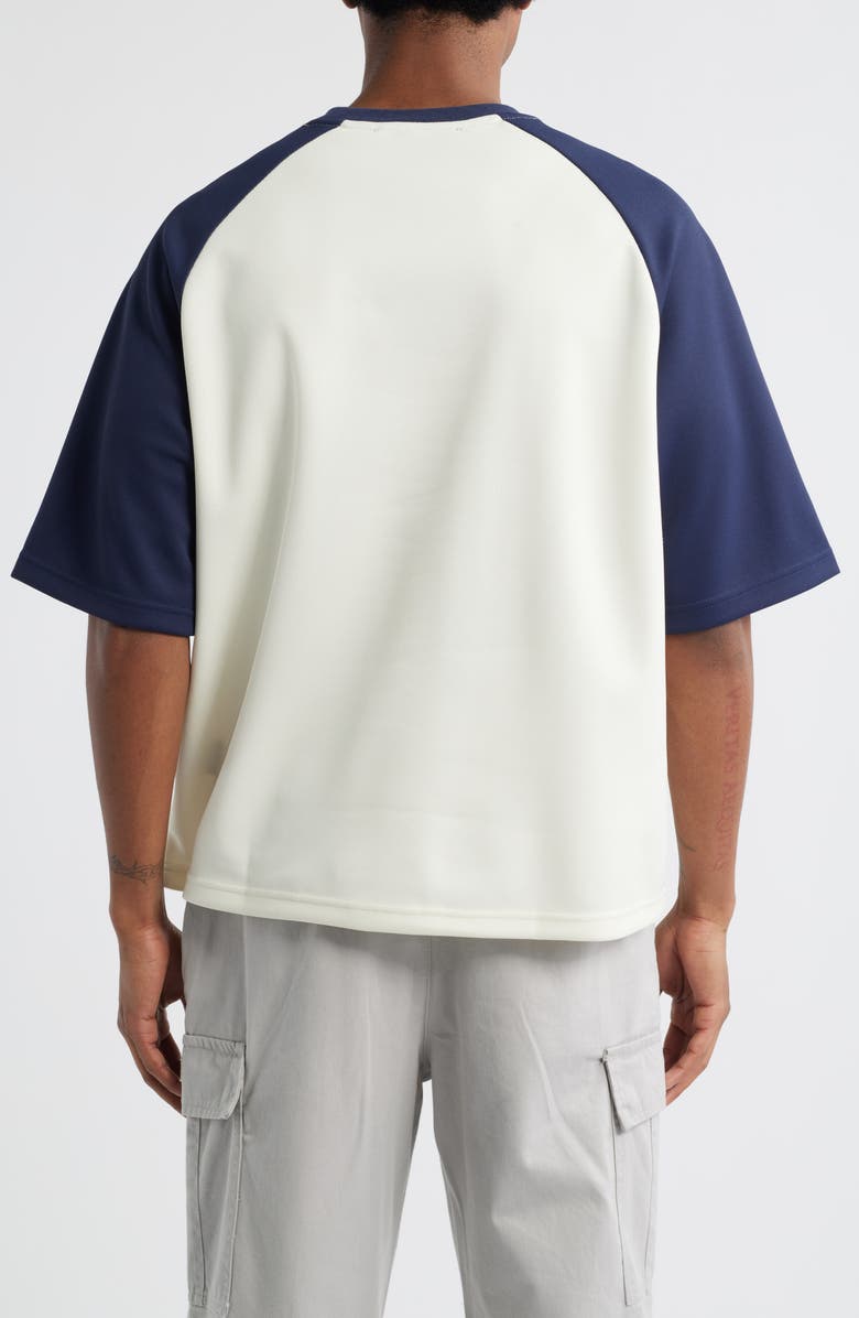 CRIMINAL DAMAGE Varsity Icon Colorblock Cotton Graphic T-Shirt, Alternate, color, 