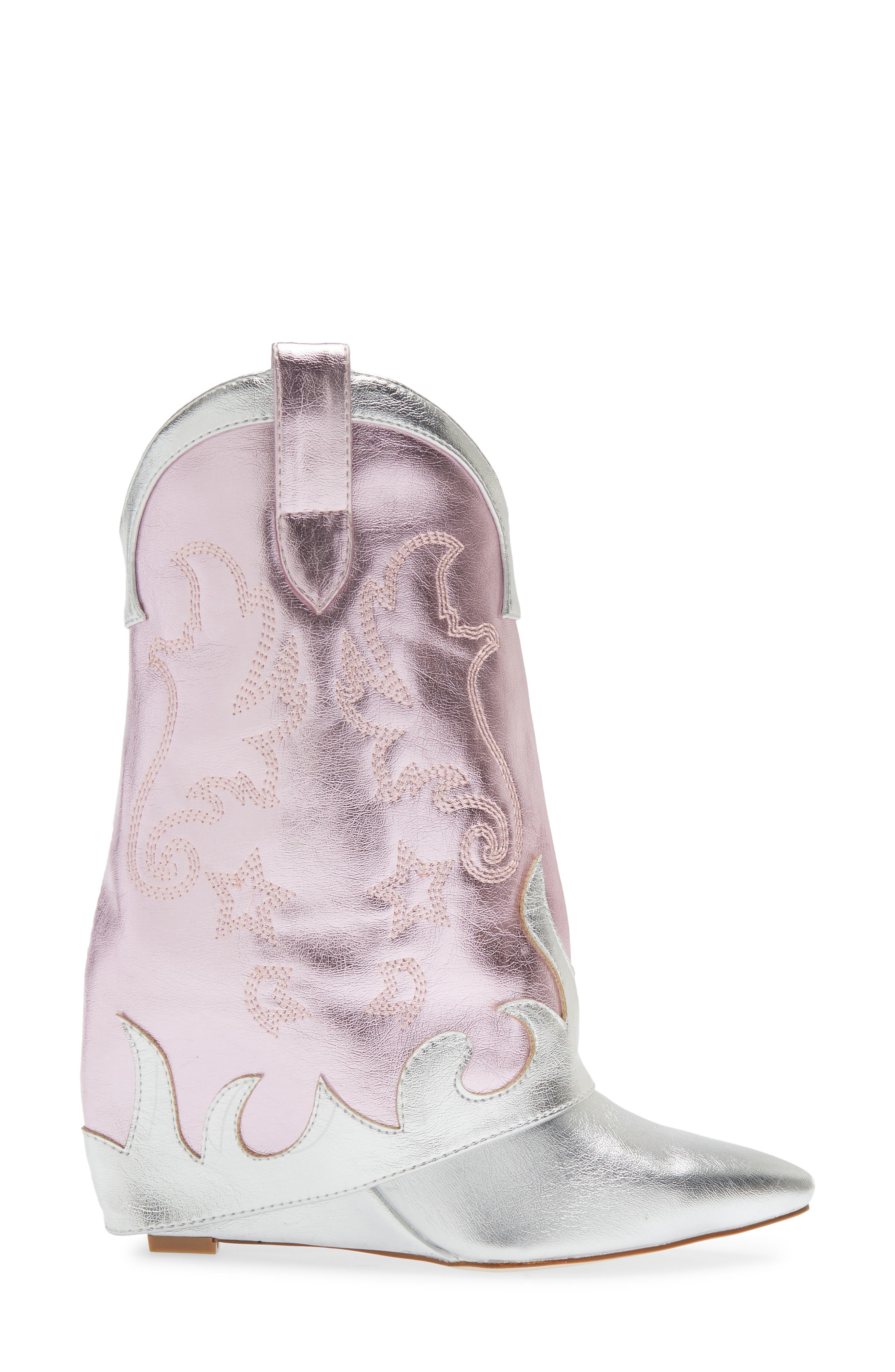 AZALEA WANG Bria Cowboy Boot, Alternate, color, 