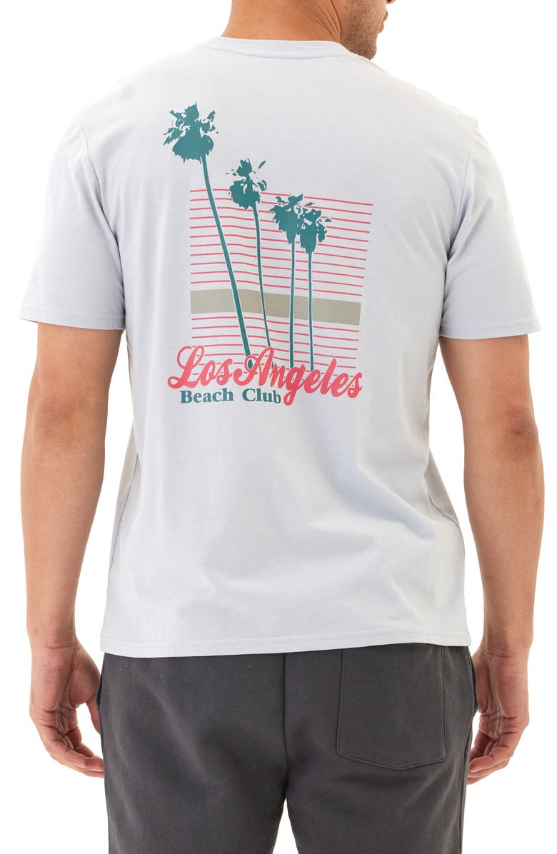 Threads 4 Thought LA Beach Club Cotton Blend Graphic T-Shirt, Alternate, color, Sea Mist