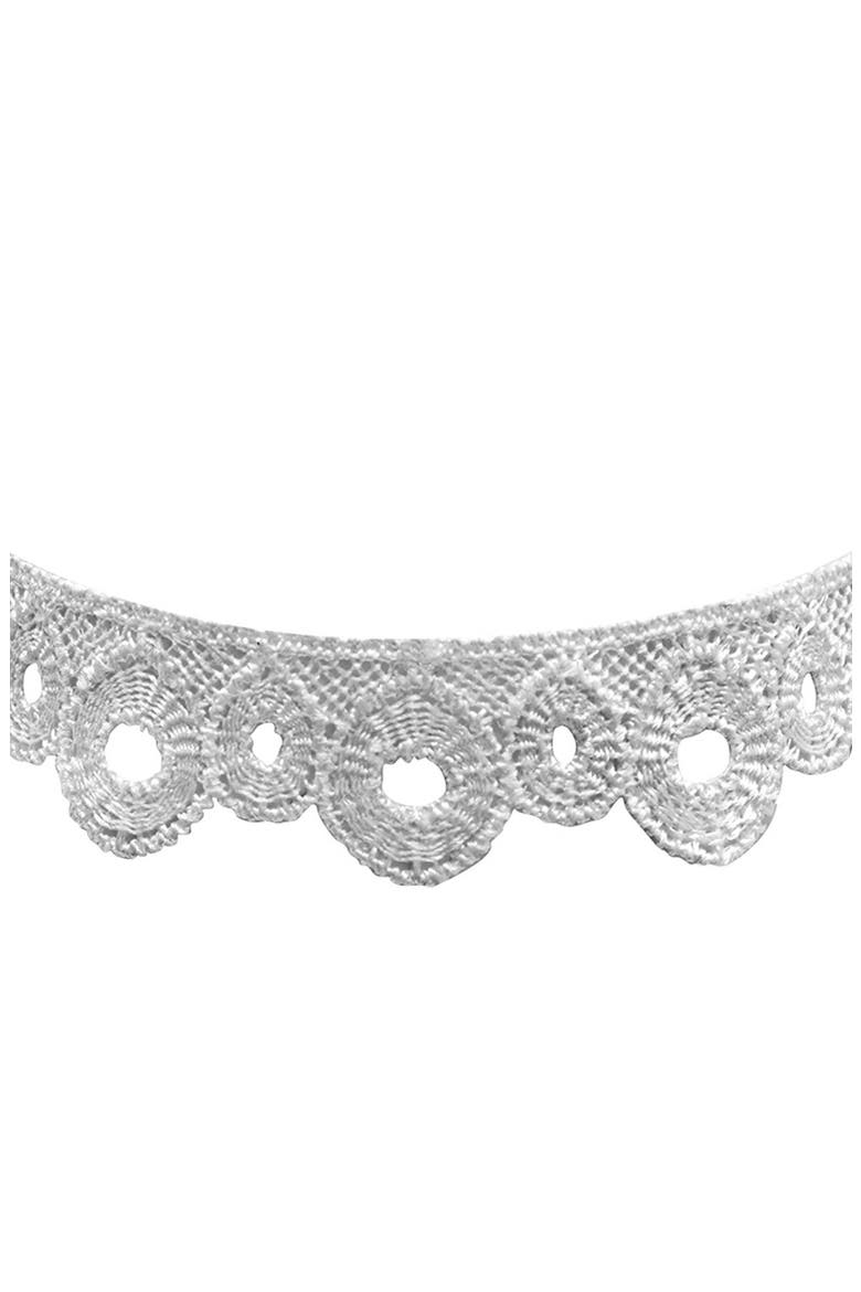 Filigree Lace Choker, Alternate, color, WHITE