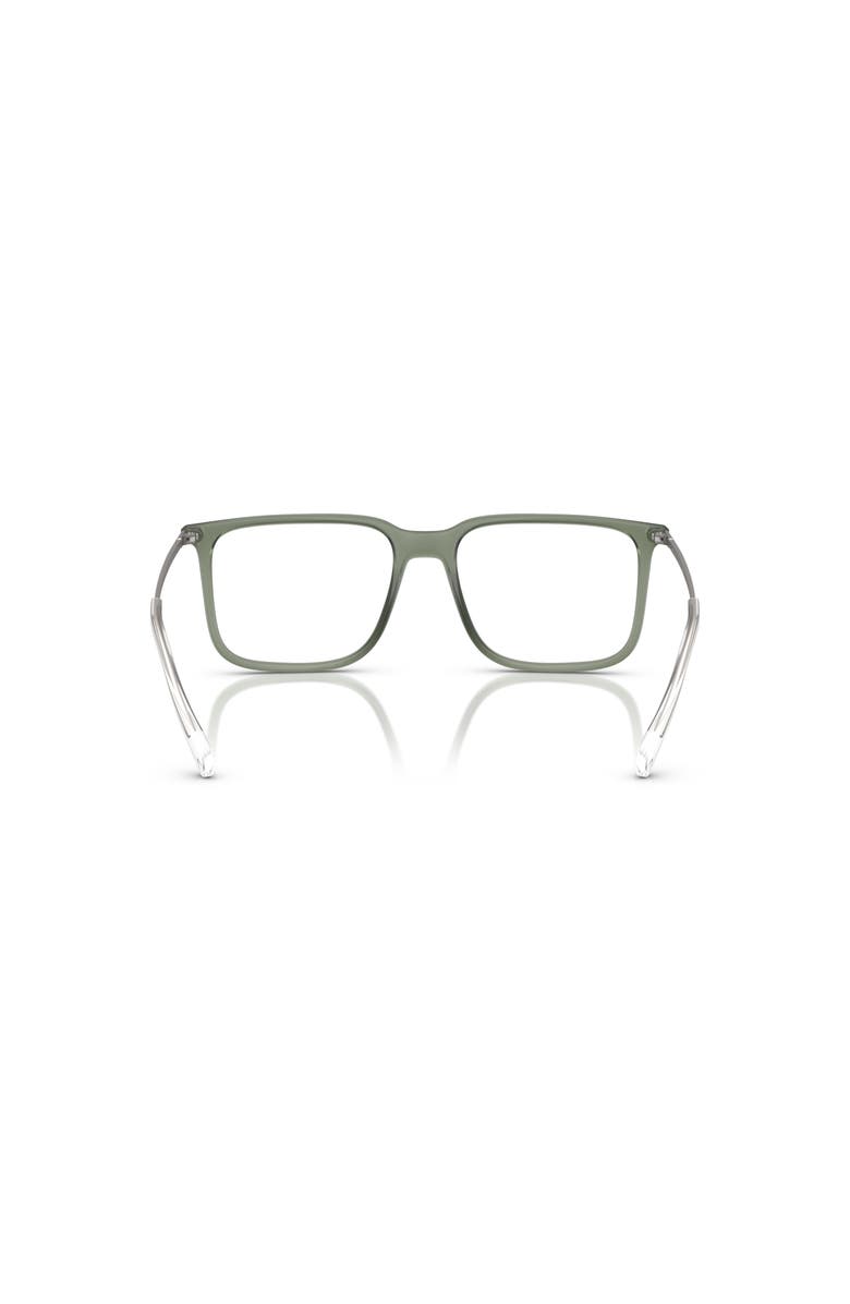 Armani Exchange 55mm Square optical glasses, Alternate, color, Green