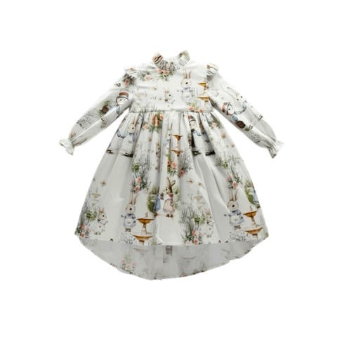 Aoki Bramble Rabbit Long Sleeve Dress