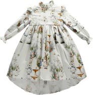 Piper&Cloth Aoki Bramble Rabbit Long Sleeve Dress