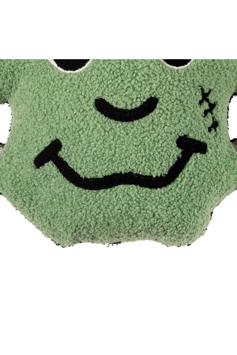 Frankenstein Halloween Accent Pillow 13" x 16", Alternate, color, Green