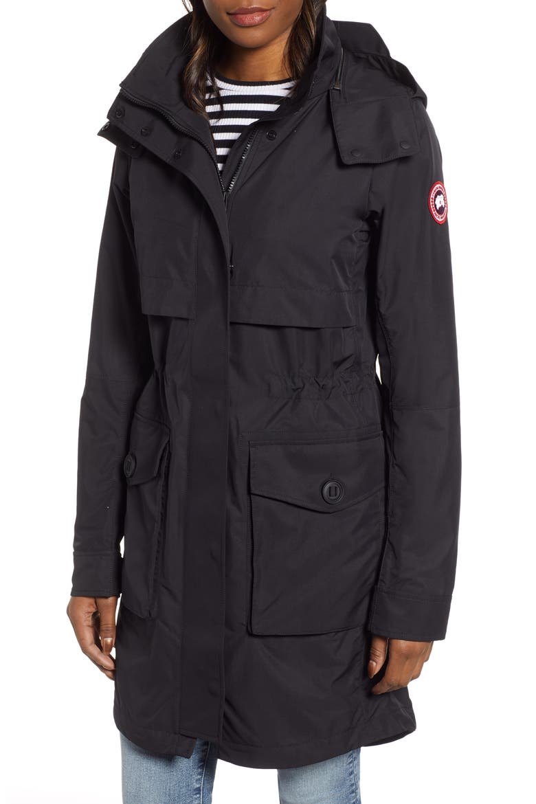 Calvary Trench Coat, Main, color, BLACK - NOIR