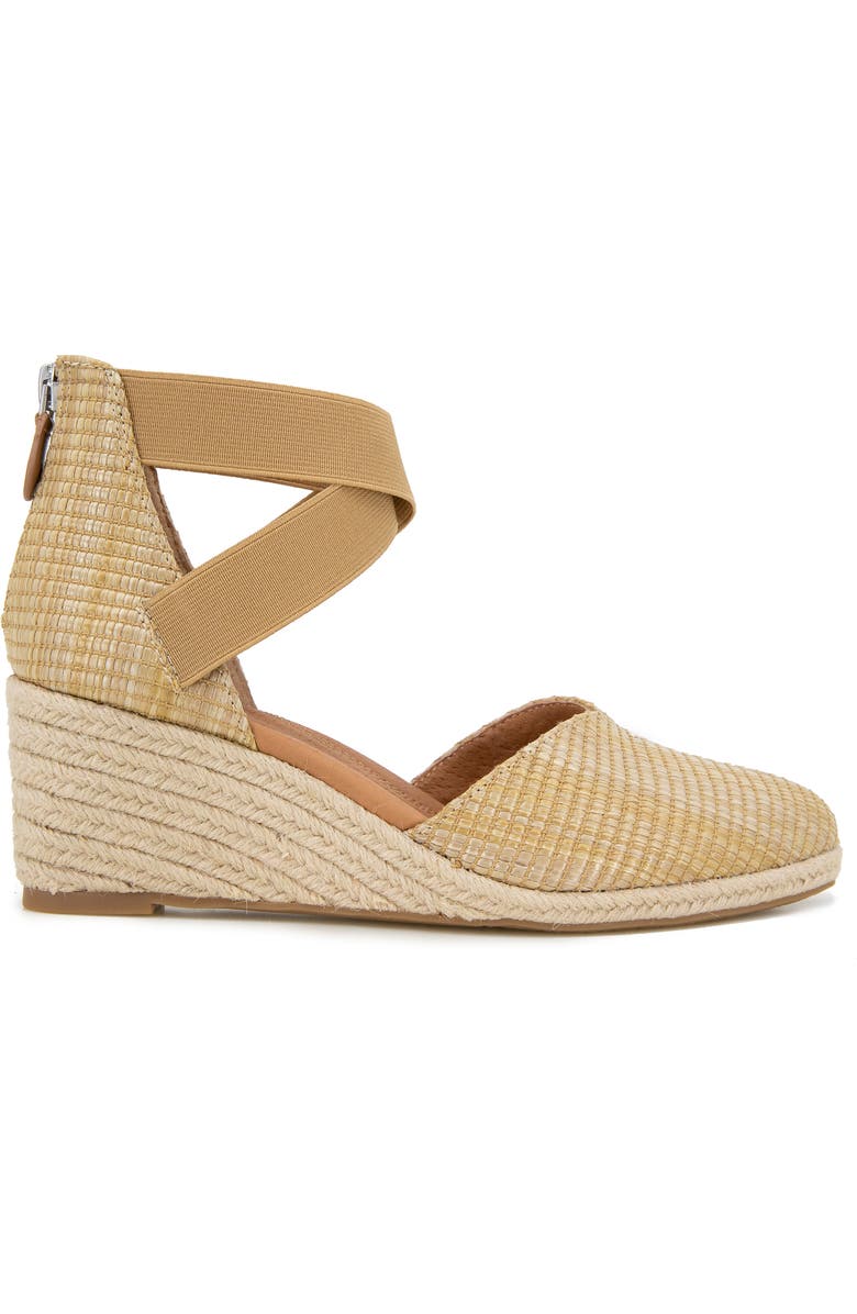 Gentle Souls Orya Espadrille Wedge Sandal, Alternate, color, Natural Raffia
