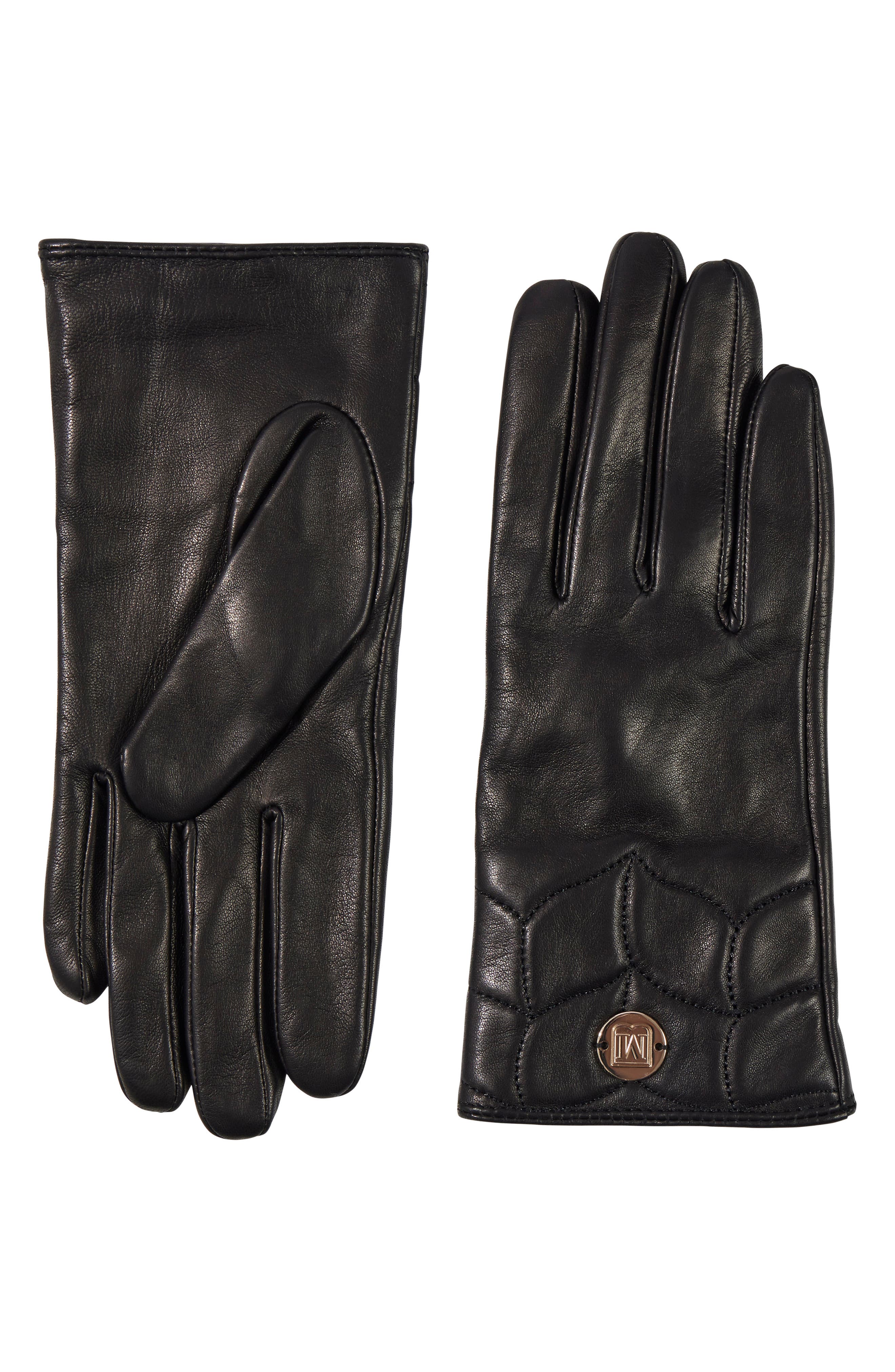 Bruno Magli Quilted Leather Gloves (Women) | Nordstromrack