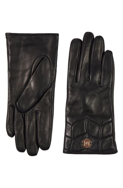 Quilted Leather Gloves