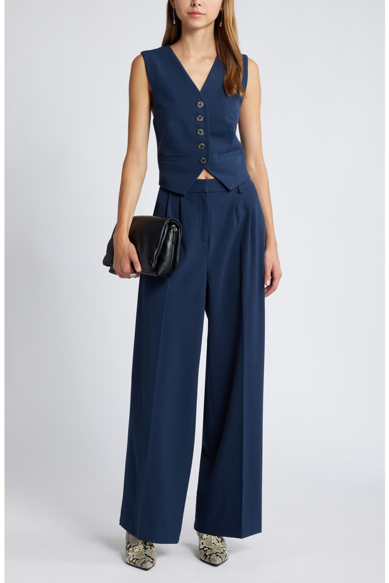 Tailored Vest, Alternate, color, NAVY BLAZER