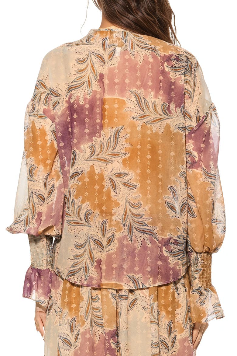 Serelise Ruffle Top, Alternate, color, MULTI PAISLEY
