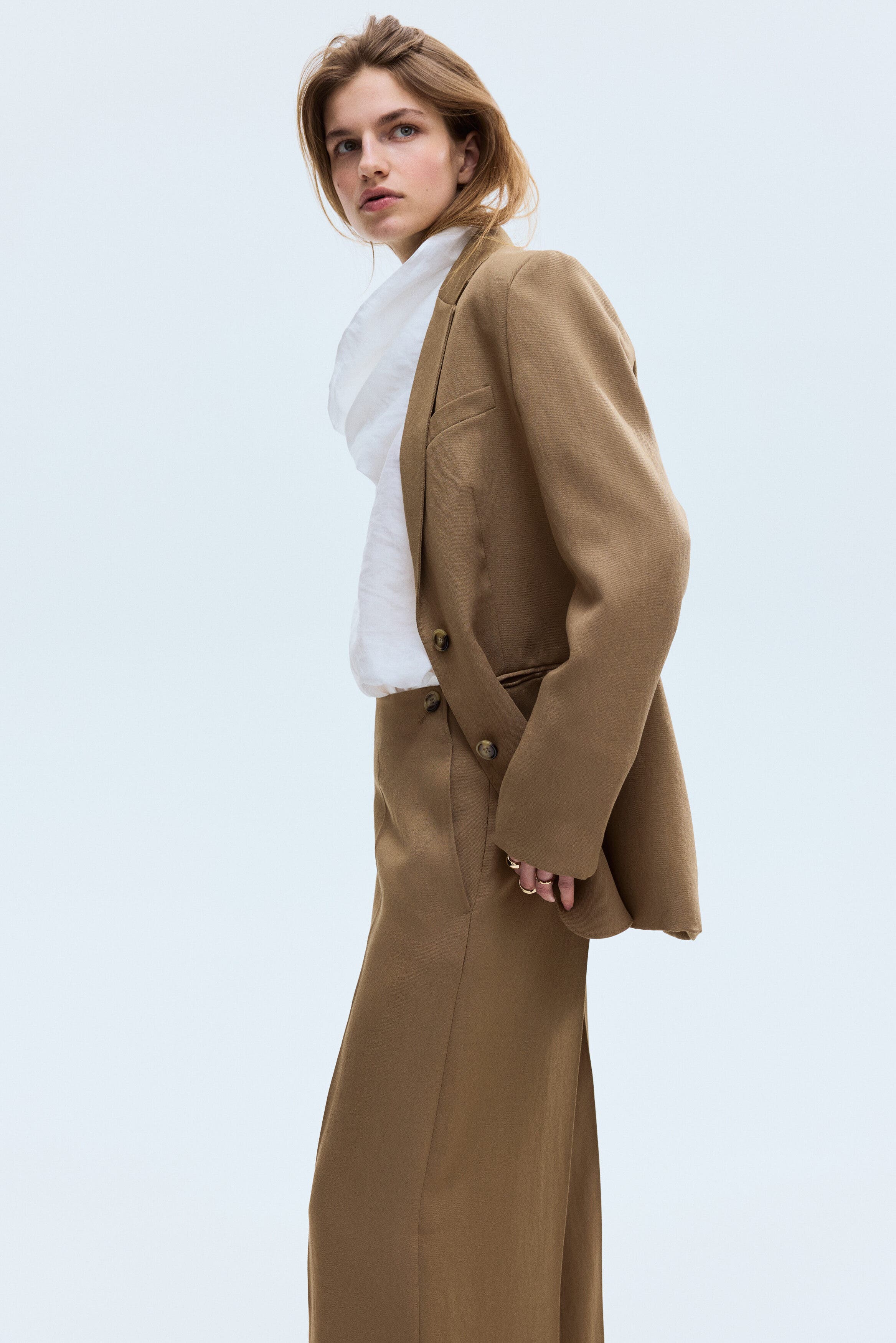 Tailored Twill Trousers - image 2